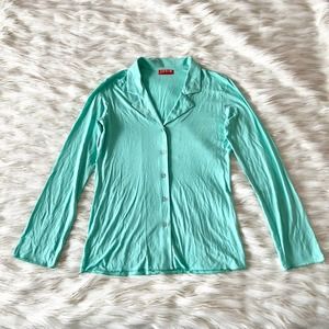 Josie by Natori Turquoise Blue Green Pajama Top